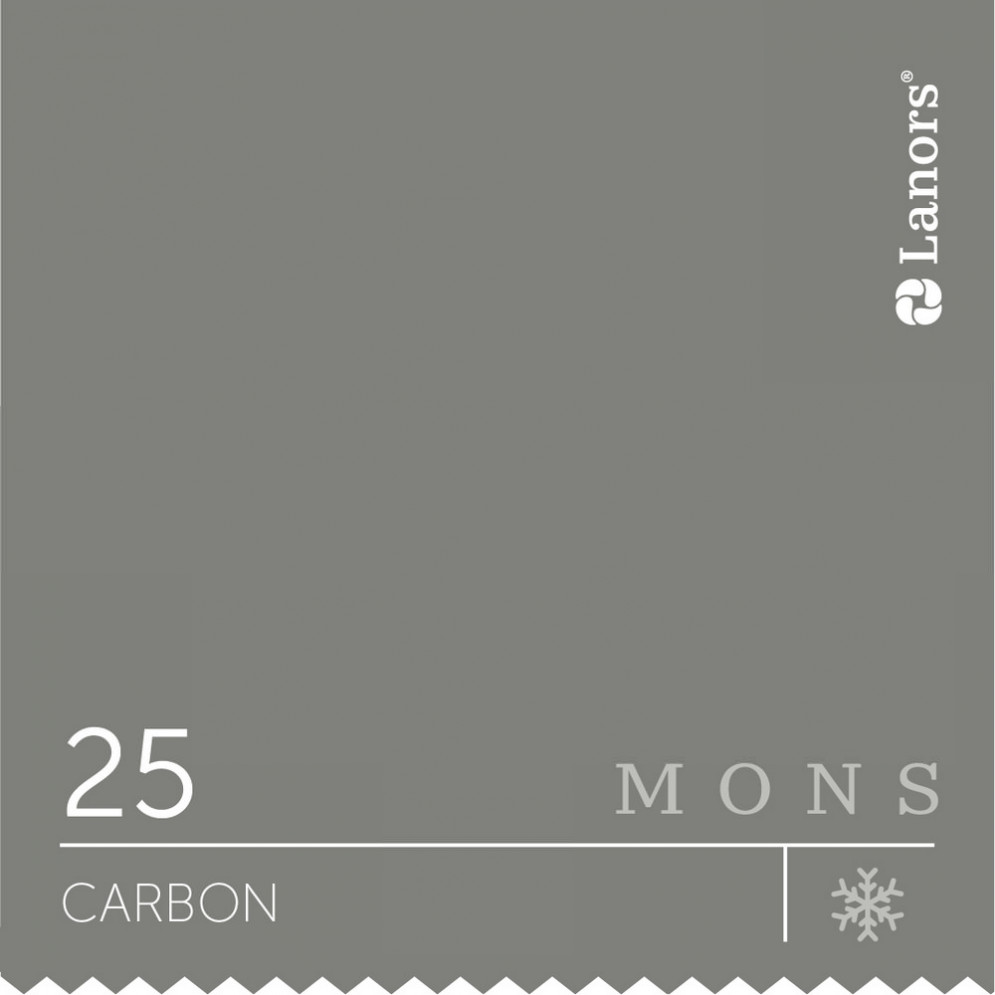 Краска Lanors Mons «Carbon» (Угольный), 25